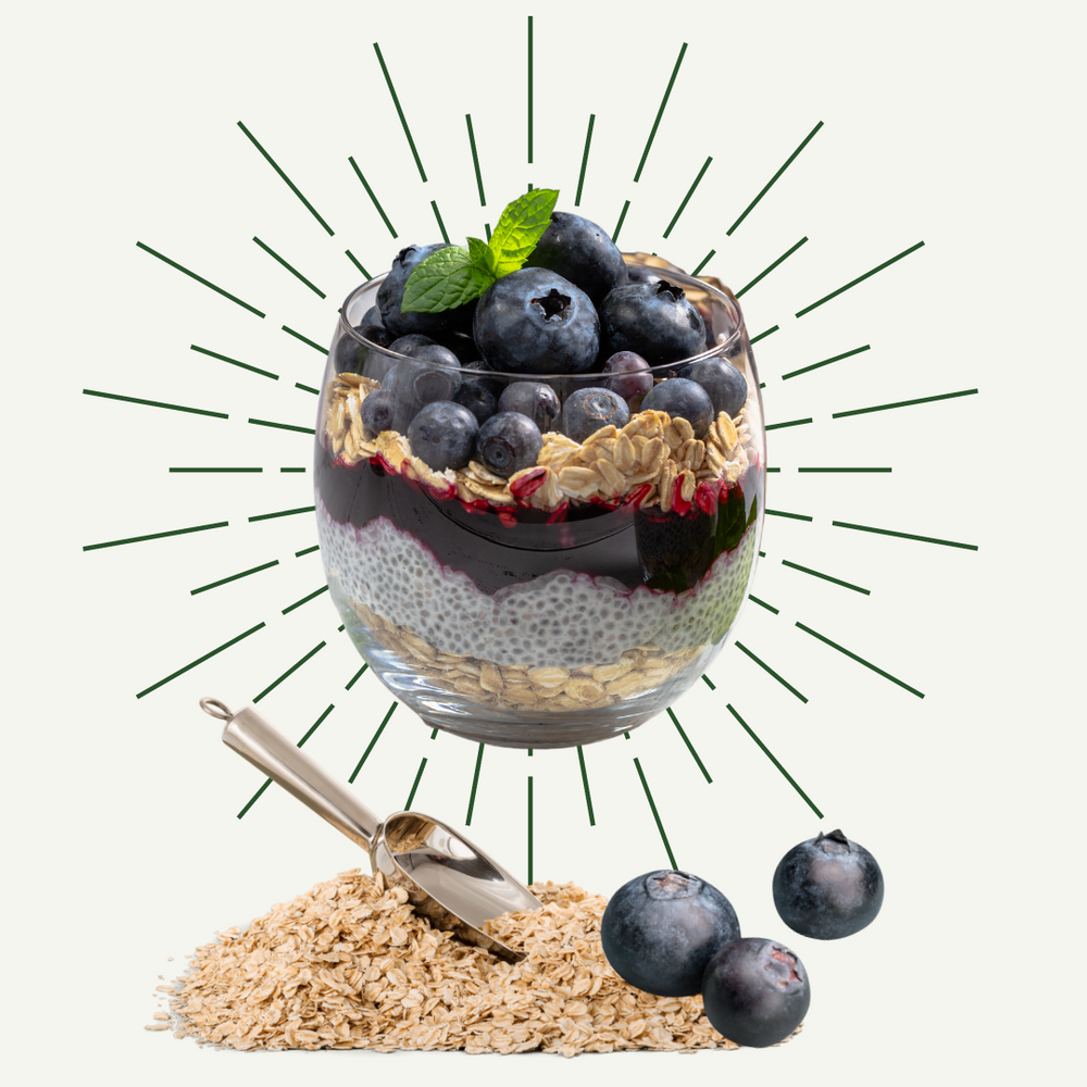 BLUEBERRY CHIA SEED PUDDING PARFAIT